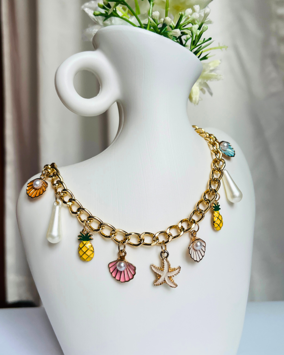 Beach Baddie Charms Necklace